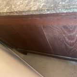 Louis Philippe chest of drawers in elm veneer