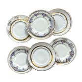 12 Mismatched porcelain plates