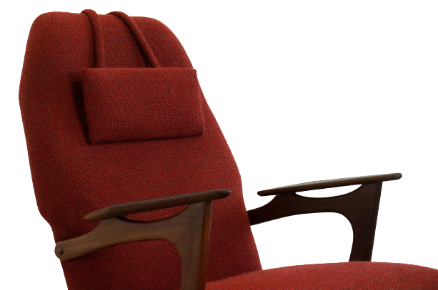 Armchair with footstool 'Vorchten'