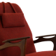 Armchair with footstool 'Vorchten'