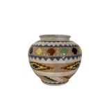 Aztec patterned vase