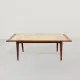 Italian Mid-Century Coffee Table with Mosaic Stone Top