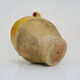 Glazed yellow confit pot, south west of France. Conservation pot. Pyrenees XIXth