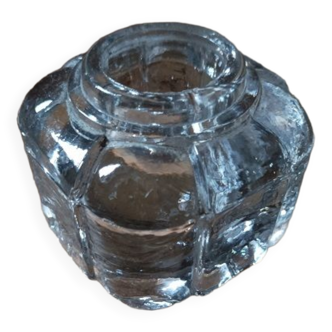 Candlestick crystal molded glass