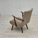 1960s, Danish armchair, furniture wool, beech wood.