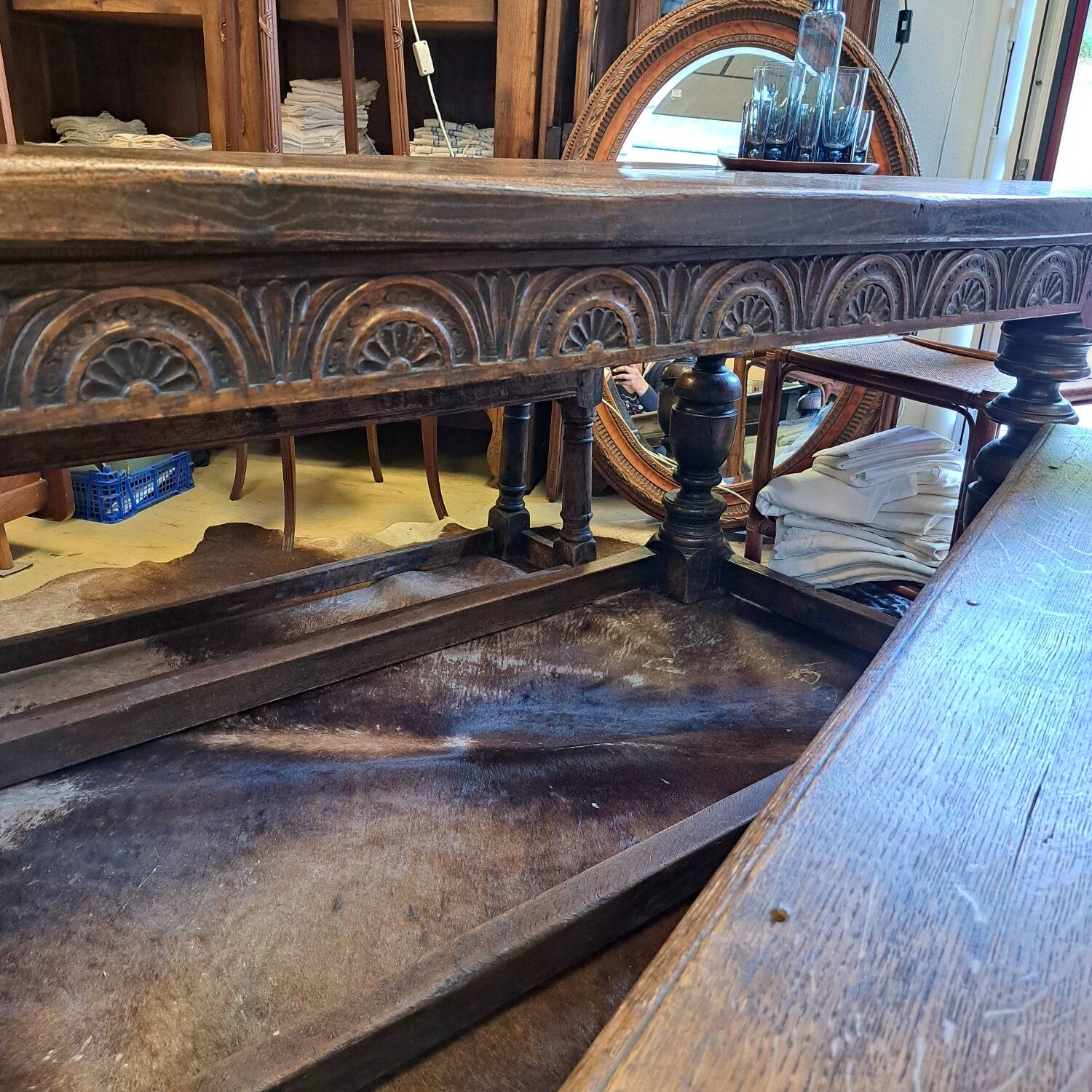 18th century refectory table