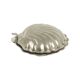 Vintage Argent Plaqué Shell Beurrier Caviar Holder Verre Marqué