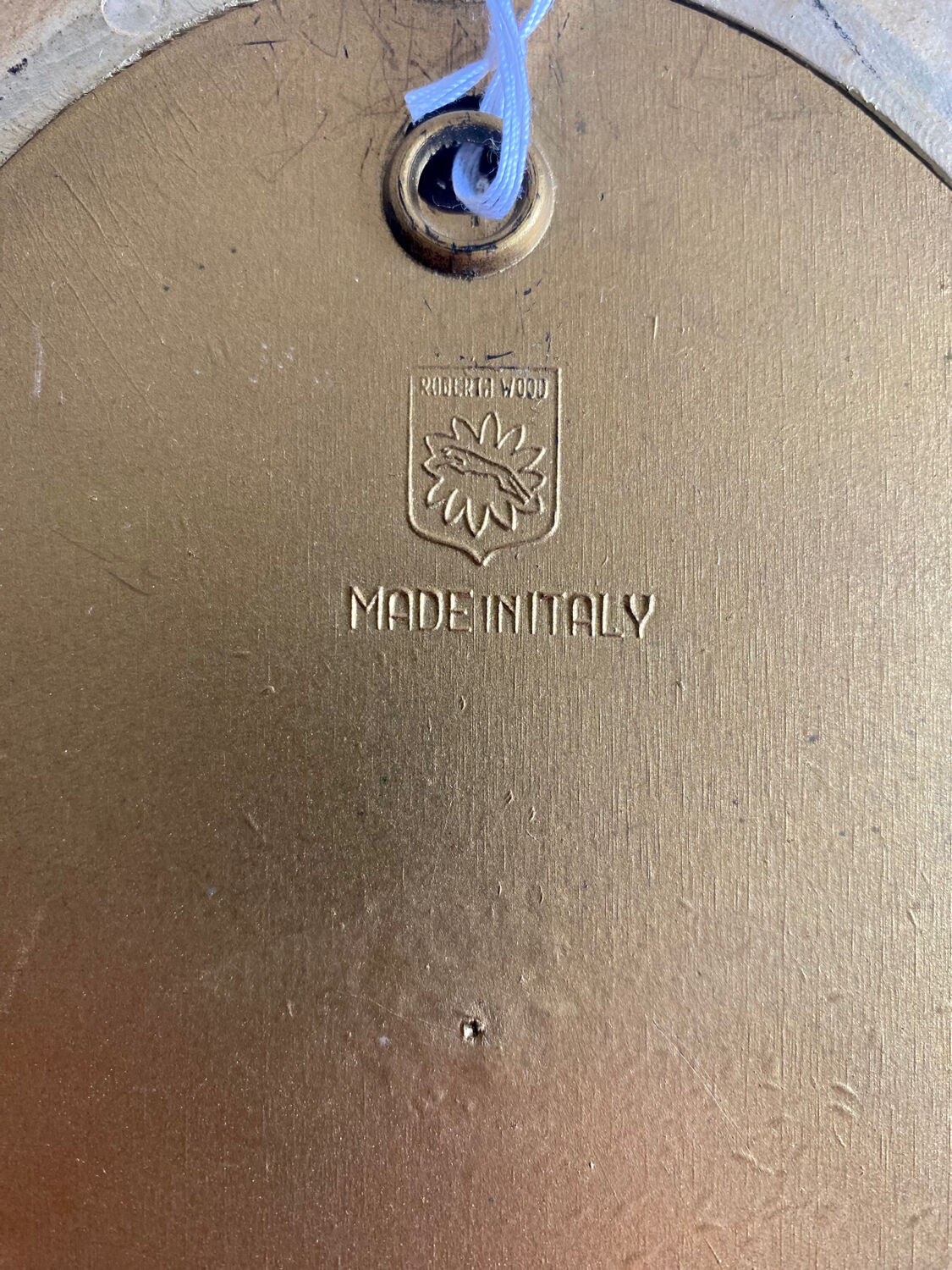 Old Baroque Frame Mirror, Roberta Wood