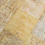Yellow Mustard Large Vintage Rug, 204x306Cm