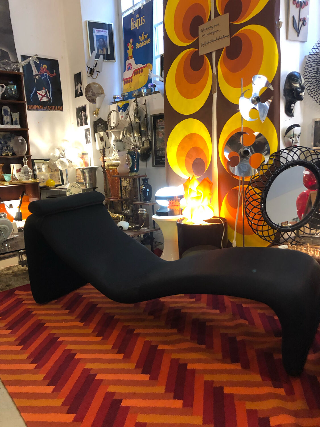 Djinn chaise longue by Olivier Mourgue for Airborne, 1965.