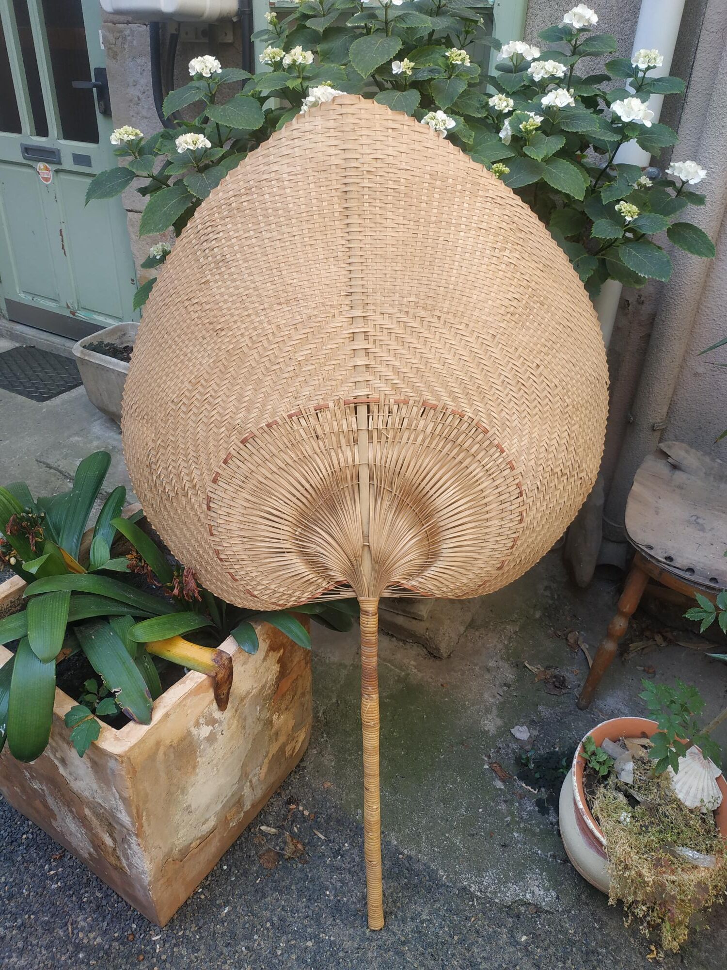 Chinese wall event in vintage bamboo