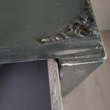 Desk with moldings, old patina