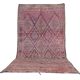Pink Vintage Beni mguild Rug 185 x 348 cm - Berber Wool Rug - Moroccan Rug