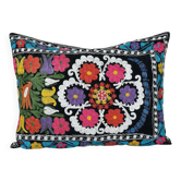 Housse de coussin brodée vintage 76x61 cm