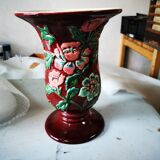 Ceramic vase signed cab