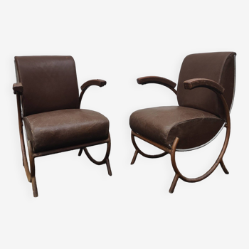 Le Triomphe bridge armchair by Charles Siclis