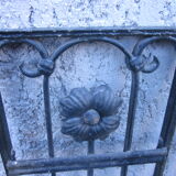 Pair of old wrought iron grid