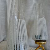 Pair of vintage double wall lamps 1950-60