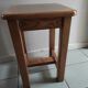 Varnished solid wood stool dp 1022701