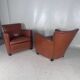 Paire de fauteuils clubs