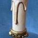 Paire de lampe en bronze style Louis XV