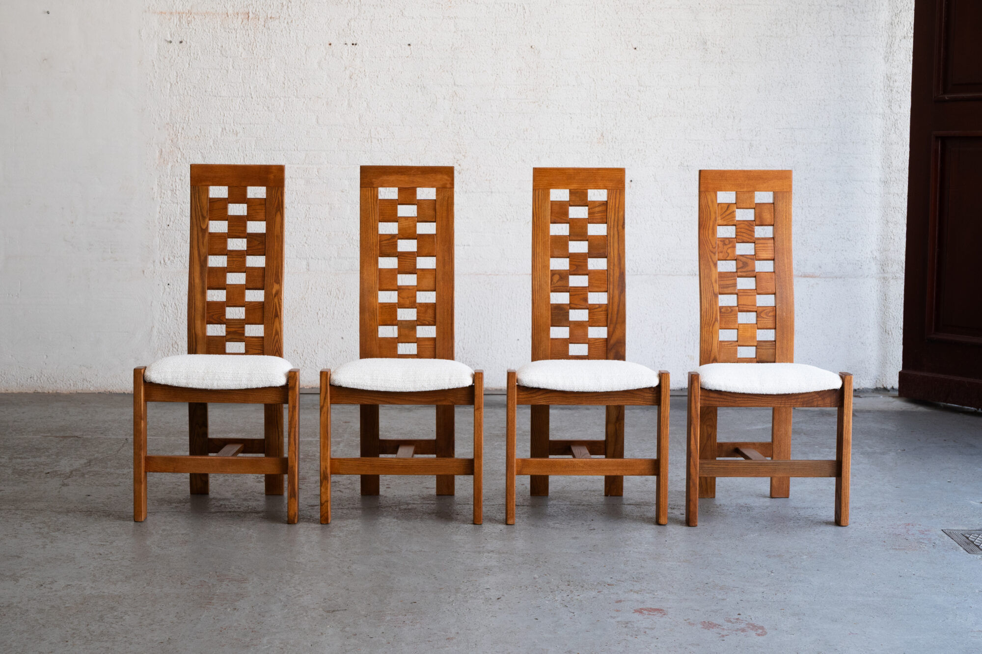 Ensemble de 4 chaises de salle à manger par Maison Regain