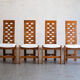 Ensemble de 4 chaises de salle à manger par Maison Regain