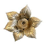 Wall light or ceiling golden leaves
