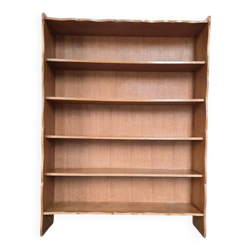 Bibliothèque/étagère/meuble de rangement vintage en bois