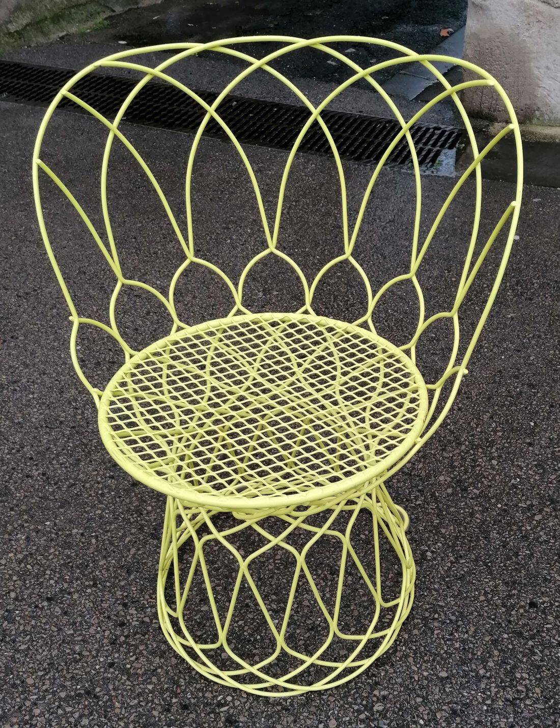 Contemporary art design garden armchair