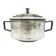 Art Deco sugar bowl, silver-plated brass, Poland, 1930s