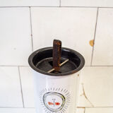 Brass ashtray decorated Italy 50s