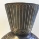 Antique Silver Damascus Steel Vase Indo-Persian Style Moroccan Work