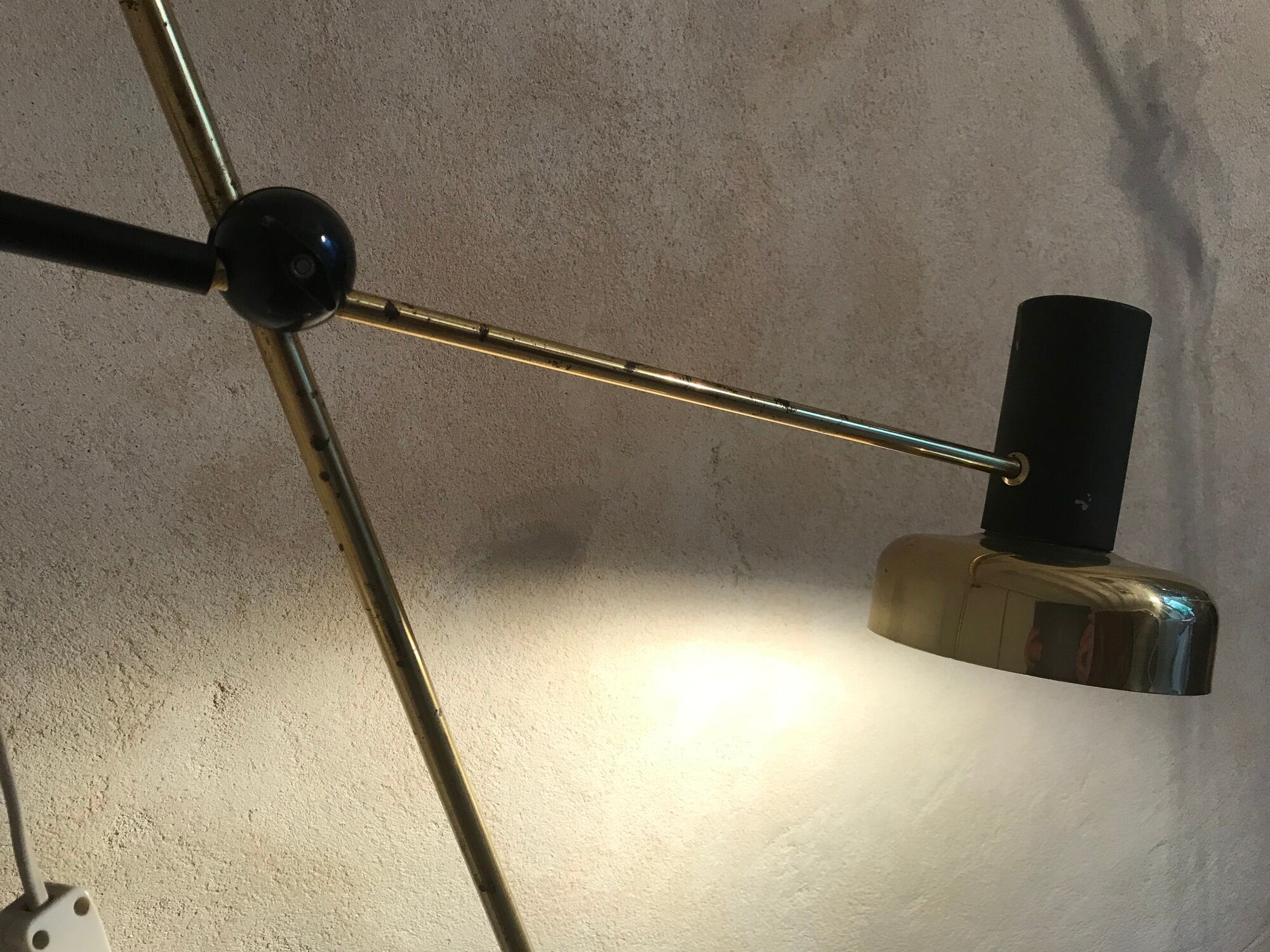 Pair of Gura Leuchten adjustable floor lamps, Germany, 1970's