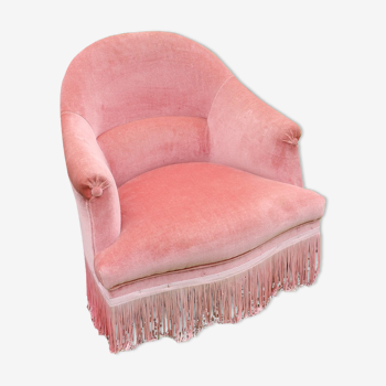 Pink toad armchair