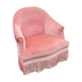 Pink toad armchair
