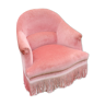 Pink toad armchair
