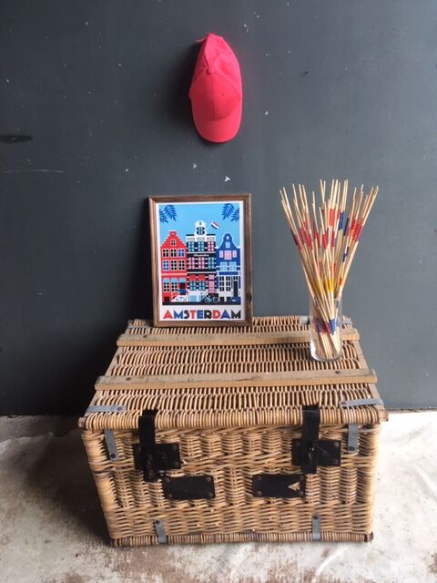 Wicker trunk 1930 Long 75cm