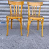 Pair of Baumann bistro chairs
