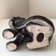 Sculpture panthère noire made in Italy Vintage