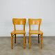 Paire de chaises bistrot Thonet, bois, années 60