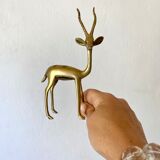 Antelope in gilded brass