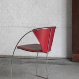 Set of 4 dining chairs 'Linda' by Arrben, Italian design, 1980s