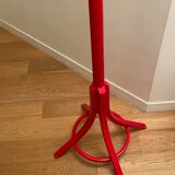 Red Baumann parrot coat rack