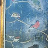 Ancient painting birds