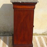Louis-Philippe bedside in flamed mahogany