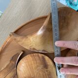 Olivier wooden tray and ramekins
