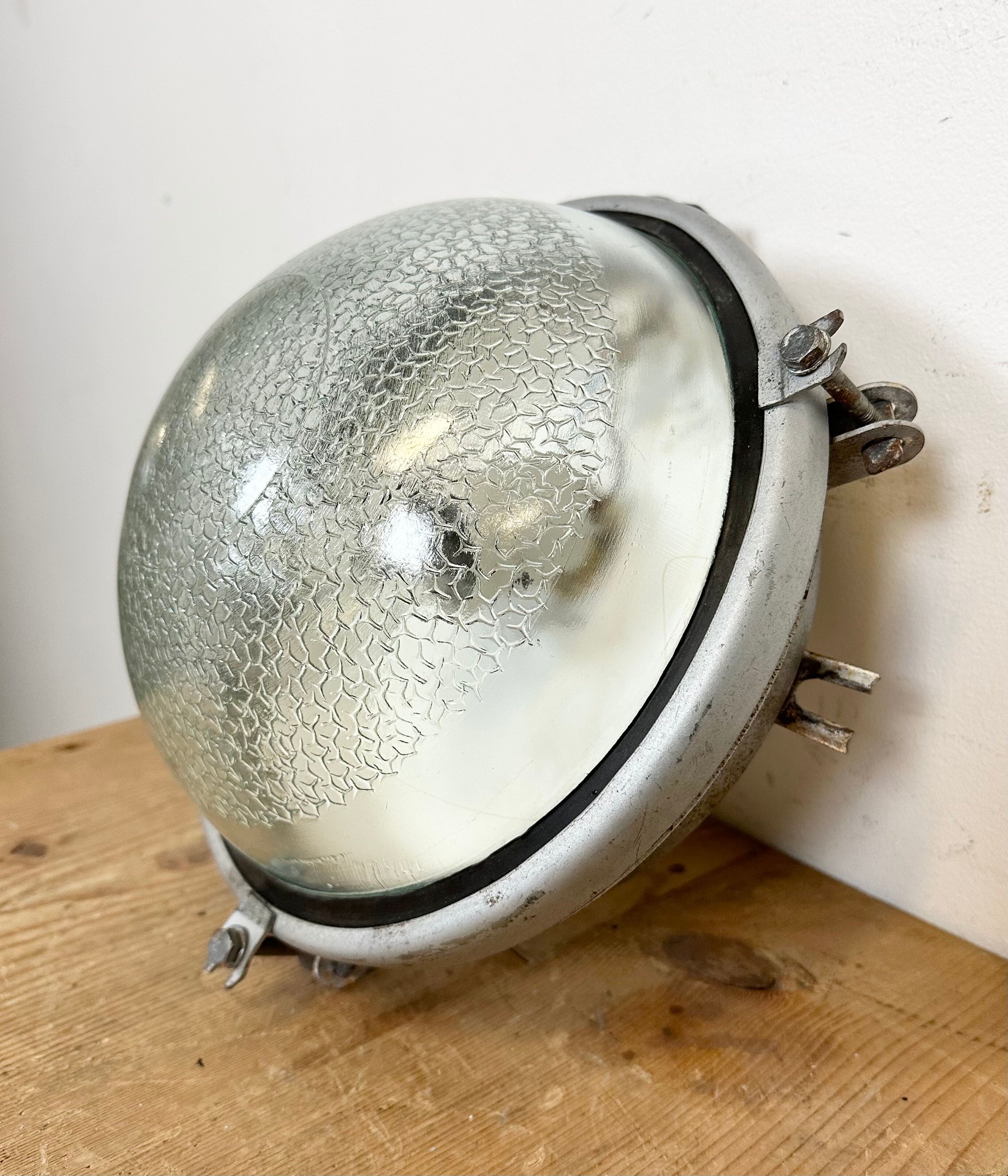 Industrial Soviet Wall or Ceiling Light, 1970s