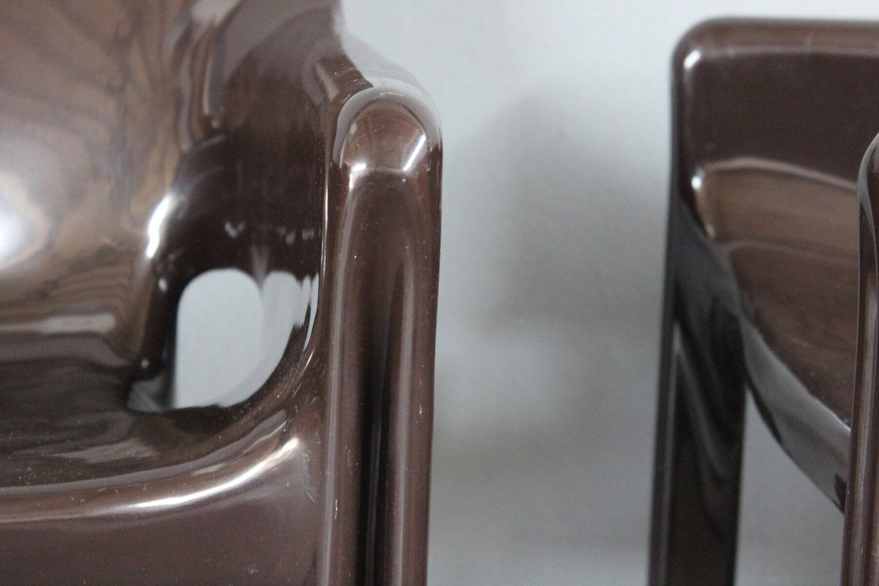 Gaudi Armchair Set by Vico Magistretti for Artemide, 1970s