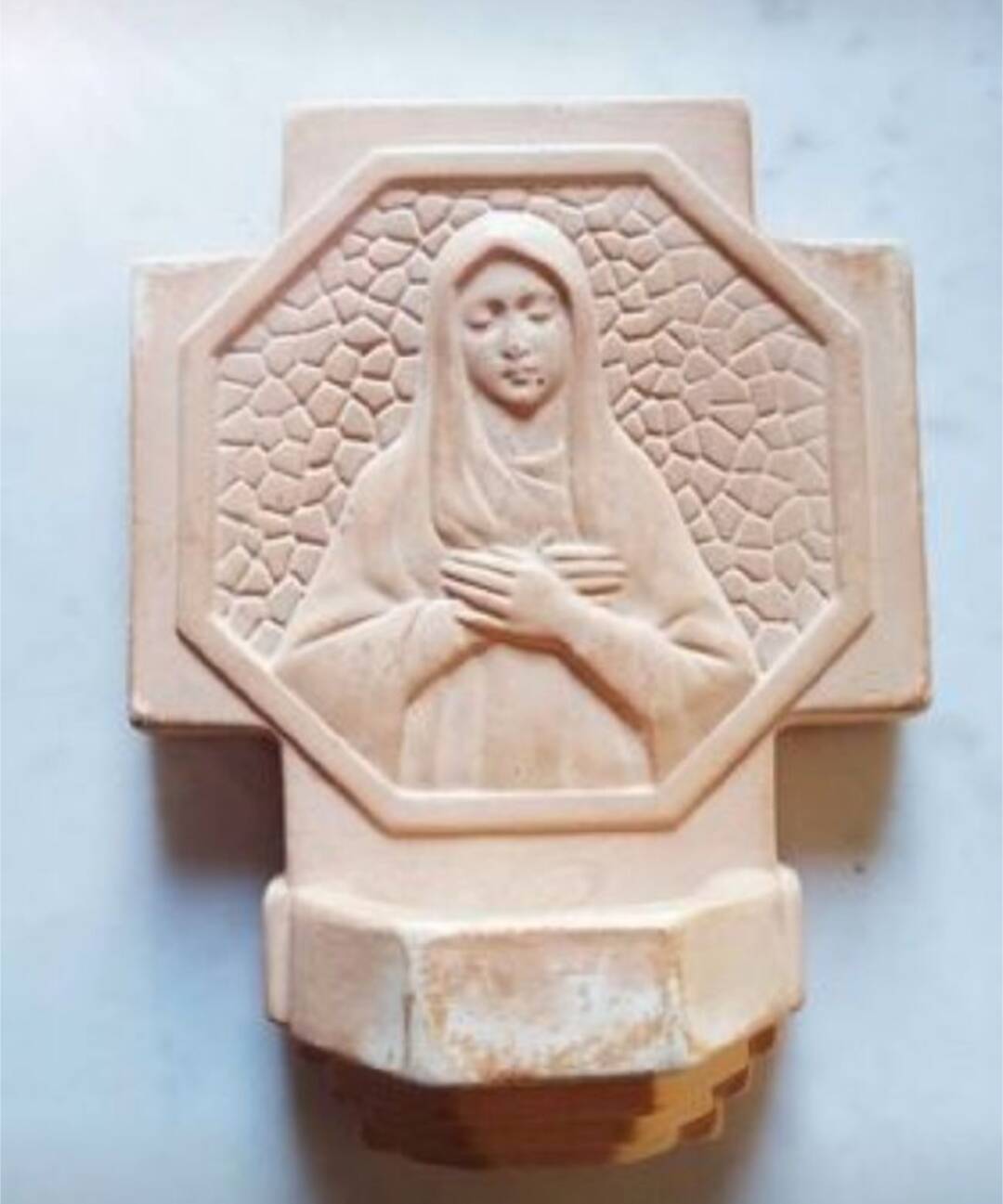 Art Deco Holy Water Font